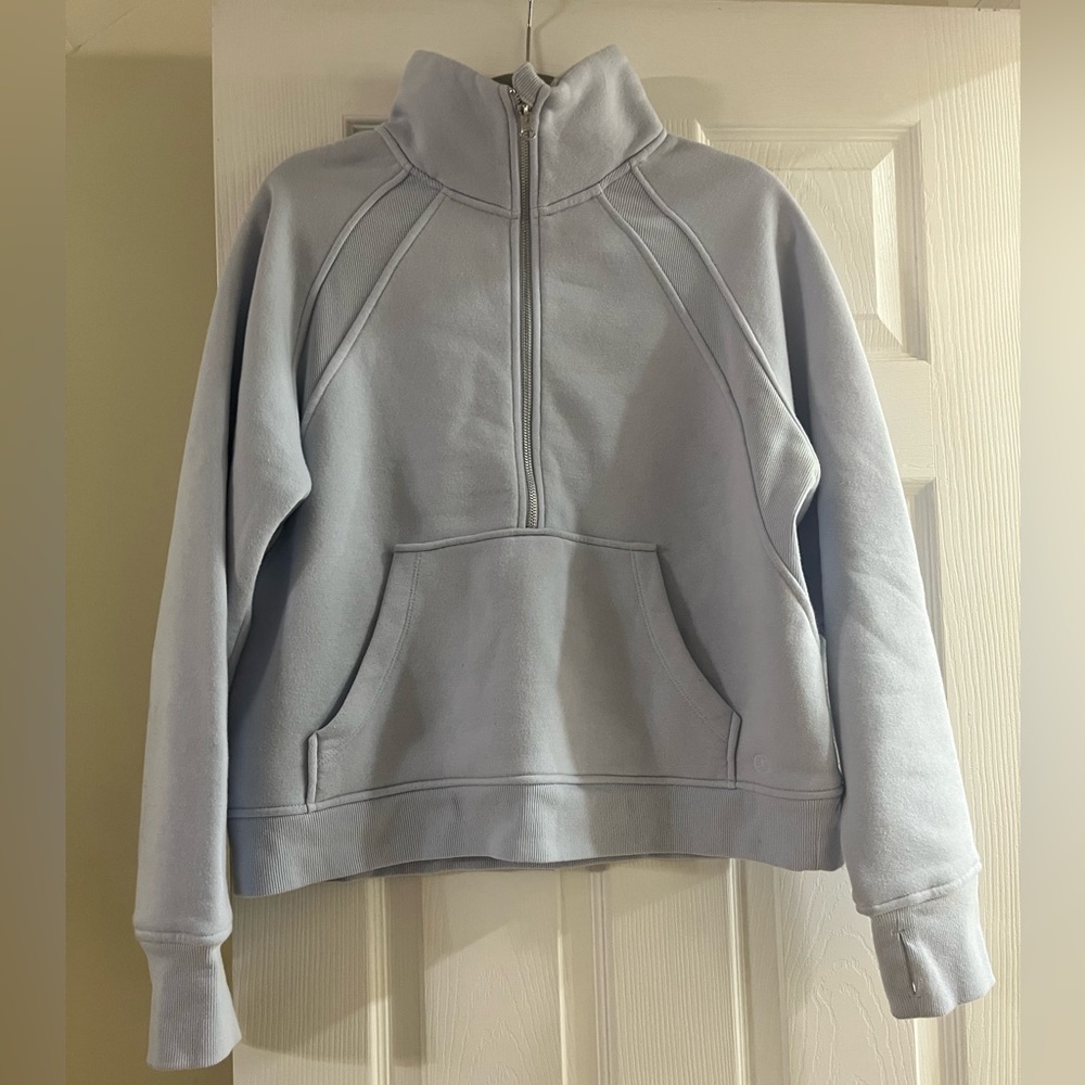 Scuba Neck Half Zip Sweatershirt